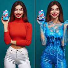 Messy Irina: Miracle Soap Powder Advert!