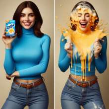 Messy Irina: Miracle Soap Powder Advert!