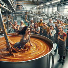 Bobographer: 30 year old food plant owner--part five--Going into the Caramel!