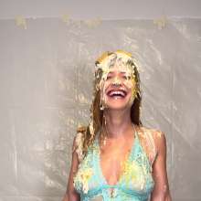 Slimed Models: Eliza Nasty Pied and Slimed!