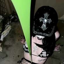 moreshameless: Goth Girl Gets Slimed