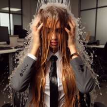 007buddy: Sexy Secretary Showered