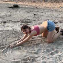 Wet_look_elena: Inna River and Mud