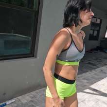 WetlookFashion: Kilo-Water Workout Wearing a Nike Pro Set