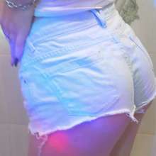 WetPlace: Marina Shower in Jeans Shorts