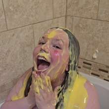 RaunchyRose: My First Time Taking a Pie!