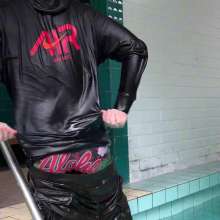 vstyle83: Pool Time in Sagging Cargo Pants and Nike Jordans