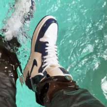vstyle83: Pool Time in Sagging Cargo Pants and Nike Jordans