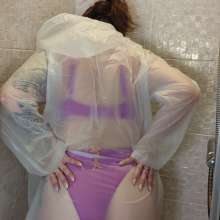 KaciePrincessofWAMclips: Raincoat Lingerie Shower Tease