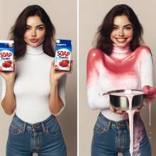 Messy Irina: Miracle Soap Powder Advert!