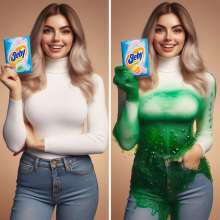 Messy Irina: Miracle Soap Powder Advert!