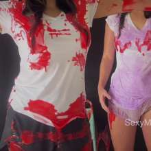 Alana SexyMessyBabes: Splatter Me Pt1