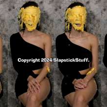 SlapstickStuff: Tiya Goes Topless At A Tasting Menu!  Edits Now!