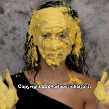SlapstickStuff: Tiya Goes Topless At A Tasting Menu!  Edits Now!