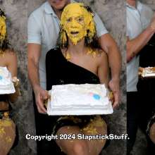 SlapstickStuff: Tiya Goes Topless At A Tasting Menu!  Edits Now!