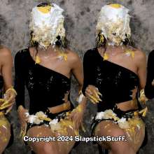 SlapstickStuff: Tiya Goes Topless At A Tasting Menu!  Edits Now!