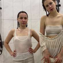 Wet_look_elena: Too Girls Swim