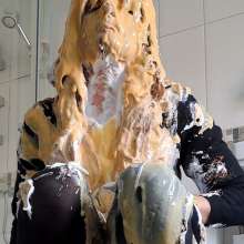 Portia3tv: Trans secretary gets pied and slopped with custard