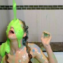 messyhot: Babbleorieka Thick Green and Blue Slime