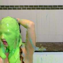 messyhot: Babbleorieka Thick Green and Blue Slime