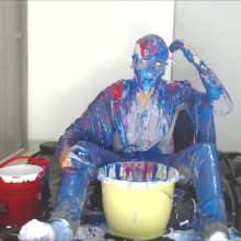 MessyGuys: College Twink Dips His Head and Is Covered in Creamy Slime