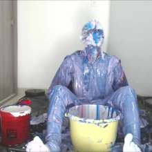 MessyGuys: College Twink Dips His Head and Is Covered in Creamy Slime