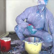 MessyGuys: College Twink Dips His Head and Is Covered in Creamy Slime