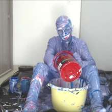 MessyGuys: College Twink Dips His Head and Is Covered in Creamy Slime