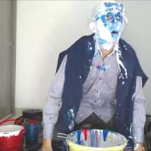 MessyGuys: College Twink Dips His Head and Is Covered in Creamy Slime