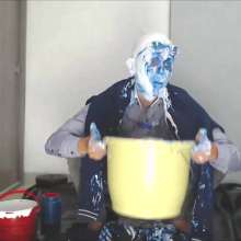 MessyGuys: College Twink Dips His Head and Is Covered in Creamy Slime