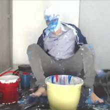 MessyGuys: College Twink Dips His Head and Is Covered in Creamy Slime