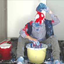 MessyGuys: College Twink Dips His Head and Is Covered in Creamy Slime