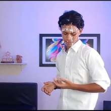 WETColours: Derek Gets His Face Dirty and Then Gets His Clothes Wet