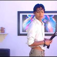 WETColours: Derek Gets Wet Dressed Elegantly with White Shirt and Pants