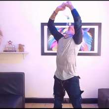 WETColours: Derek Gets Wet in a Long Sleeve T-shirt and Pants