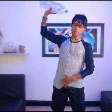WETColours: Derek Gets Wet in a Long Sleeve T-shirt and Pants