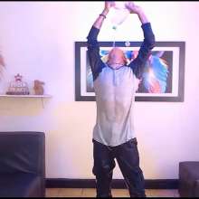 WETColours: Derek Gets Wet in a Long Sleeve T-shirt and Pants