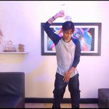 WETColours: Derek Gets Wet in a Long Sleeve T-shirt and Pants