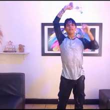 WETColours: Derek Gets Wet in a Long Sleeve T-shirt and Pants