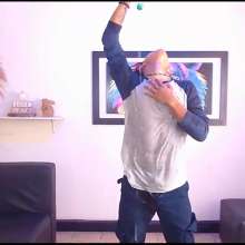 WETColours: Derek Gets Wet in a Long Sleeve T-shirt and Pants