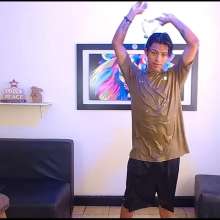 WETColours: Derek Super Wet in Yellow T-shirt and Shorts