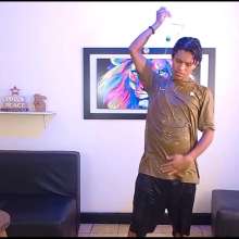 WETColours: Derek Super Wet in Yellow T-shirt and Shorts