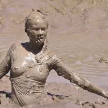 FOXY: Ayako in deep mud--video part II