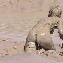 FOXY: Ayako in deep mud--video part II