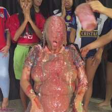 RevSlymsford: Glory Loses The Football Bet!  Trashed In Argentina Shirt