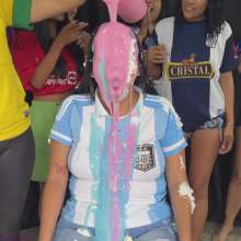 RevSlymsford: Glory Loses The Football Bet!  Trashed In Argentina Shirt