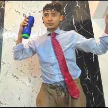 WETColours: Jack Completely Wet in Shirt and Tie