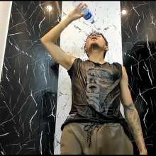 WETColours: Jack Super Wet in Black T-shirt with Pants