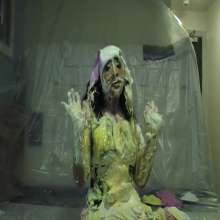 RevSlymsford: Kayla Louise Plays 'I've No Pie-dea'  + Gets Pied + Slimed