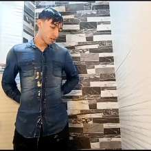 WETColours: Luke in the Shower with Shirt and Jeans